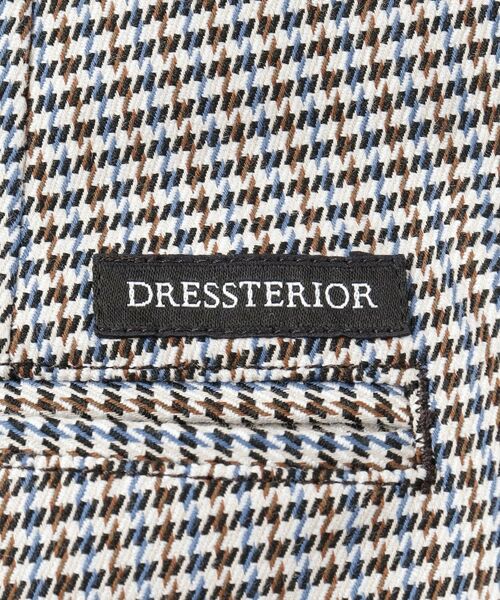 DRESSTERIOR / ドレステリア パンツ | ストレッチ ハウンドトゥース ワイドパンツ | 詳細7