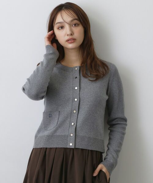 DRESSTERIOR / ドレステリア カーディガン・ボレロ | ウォッシャブルコットンカシミヤ混カーテ | 詳細2