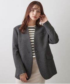 DRESSTERIOR / ドレステリア ノーカラージャケット | ハンティング ノーカラージャケット