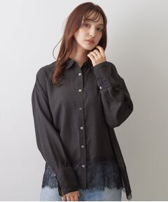 DRESSTERIOR / ドレステリア シャツ・ブラウス | ヴィンテージライク レーストリムシャツ