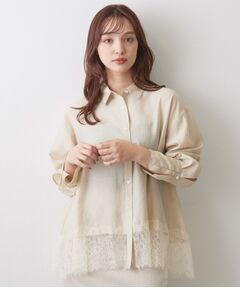 DRESSTERIOR / ドレステリア シャツ・ブラウス | ヴィンテージライク レーストリムシャツ