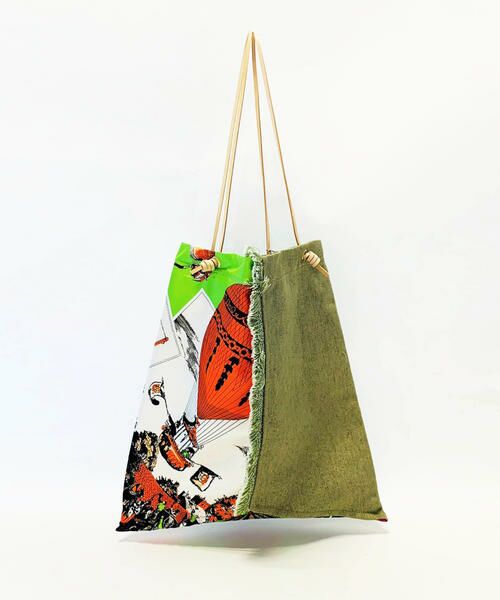 Manipuri バルーンスカーフトートバッグ バッグ Droite Lautreamont ドロワットロートレアモン ファッション通販 タカシマヤファッションスクエア