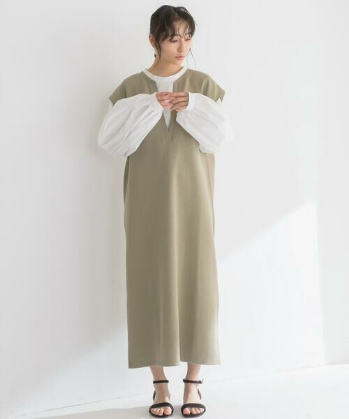 セール 雑誌掲載 Vネックリブワンピース ワンピース Droite Lautreamont ドロワットロートレアモン ファッション通販 タカシマヤファッションスクエア