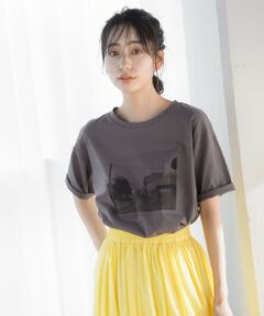 フォトプリントTシャツ<洗濯機で洗える>