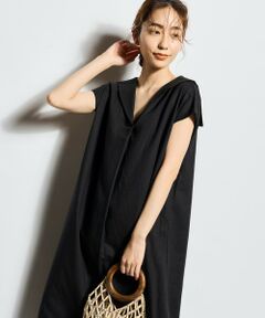 【WEB限定】リネンセーラーカラーワンピース