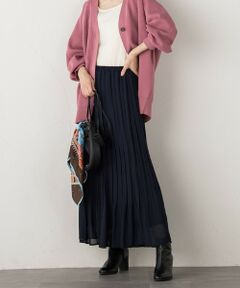 【WEB別注】シフォンジョーゼットプリーツスカート