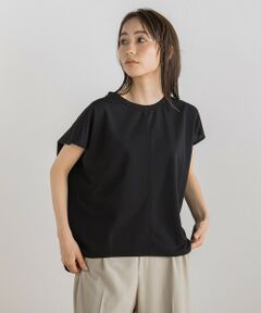 【WEB限定】カットジョーゼット肩ラメプルオーバー≪手洗い可能≫