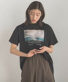 【WEB限定】OCEANフォトプリントTシャツ≪洗濯機で洗える≫