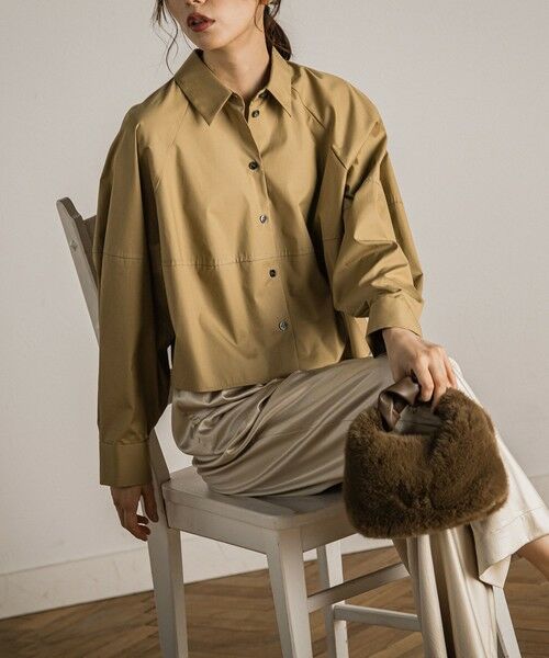 Droite lautreamont / ドロワットロートレアモン シャツ・ブラウス | 【カタログ掲載】エステネージュコクーンシャツ≪洗濯機で洗える≫ | 詳細10