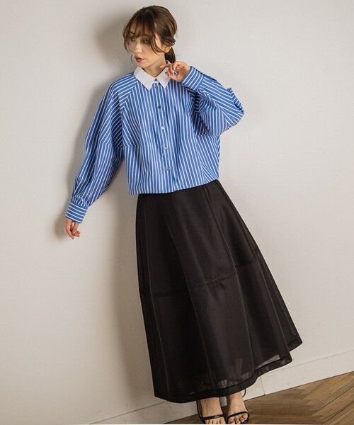 Droite lautreamont / ドロワットロートレアモン シャツ・ブラウス | 【カタログ掲載】エステネージュコクーンシャツ≪洗濯機で洗える≫ | 詳細16