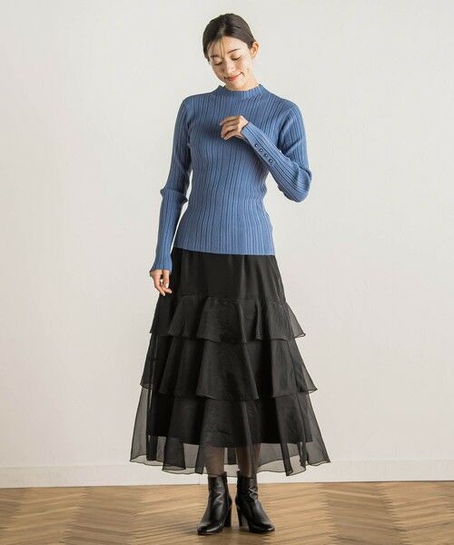 Droite lautreamont / ドロワットロートレアモン ミニ・ひざ丈スカート | オーガンジースカート≪洗濯機で洗える≫ | 詳細9