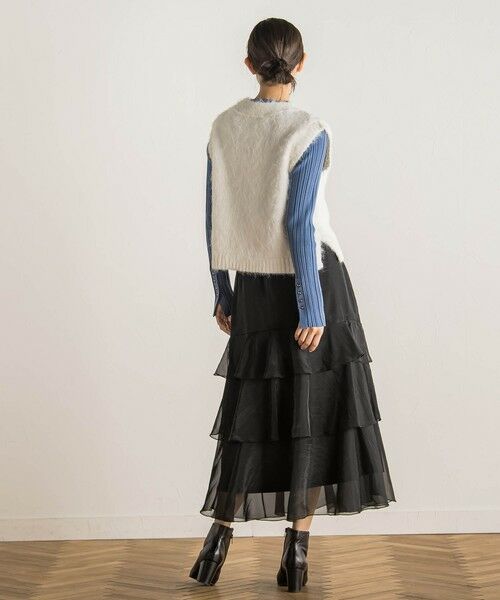 Droite lautreamont / ドロワットロートレアモン ミニ・ひざ丈スカート | オーガンジースカート≪洗濯機で洗える≫ | 詳細11