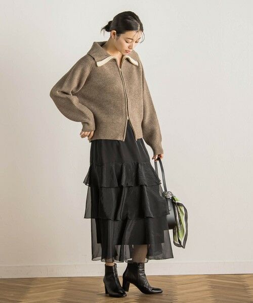 Droite lautreamont / ドロワットロートレアモン ミニ・ひざ丈スカート | オーガンジースカート≪洗濯機で洗える≫ | 詳細13