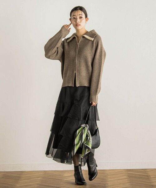 Droite lautreamont / ドロワットロートレアモン ミニ・ひざ丈スカート | オーガンジースカート≪洗濯機で洗える≫ | 詳細14