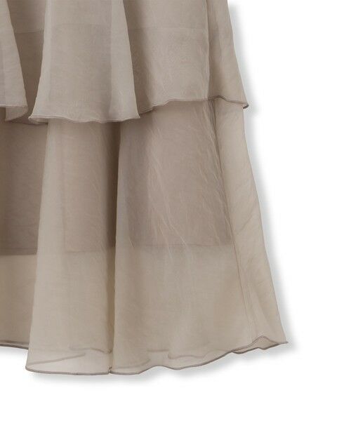 Droite lautreamont / ドロワットロートレアモン ミニ・ひざ丈スカート | オーガンジースカート≪洗濯機で洗える≫ | 詳細30