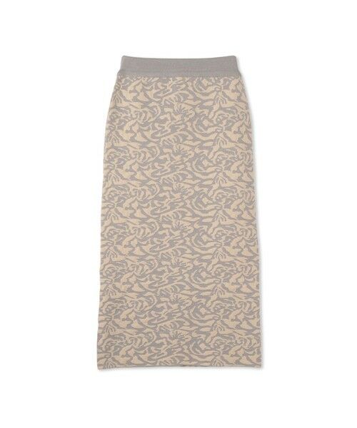 Droite lautreamont / ドロワットロートレアモン ミニ・ひざ丈スカート | 【WEB限定】ダマスク柄ニットスカート≪洗濯機で洗える≫ | 詳細8