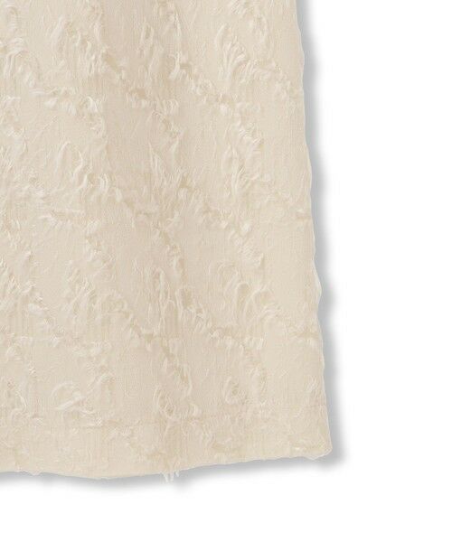 Droite lautreamont / ドロワットロートレアモン ロング・マキシ丈ワンピース | ハウンドトゥースカットジャガードワンピース≪洗濯機で洗える≫ | 詳細9