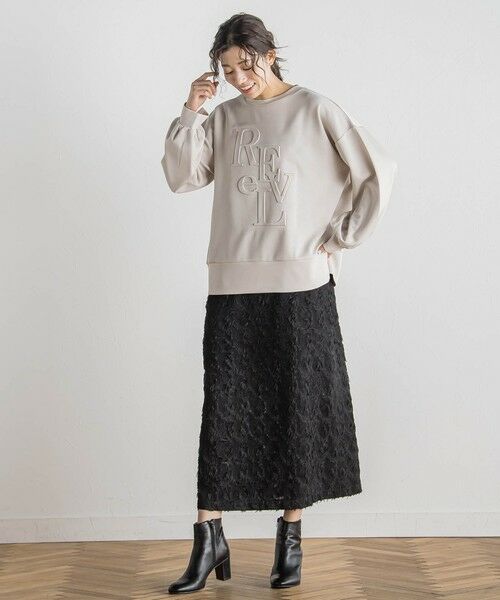 Droite lautreamont / ドロワットロートレアモン カットソー | 【WEB限定】エンボスロゴプルオーバー≪洗濯機で洗える≫ | 詳細1