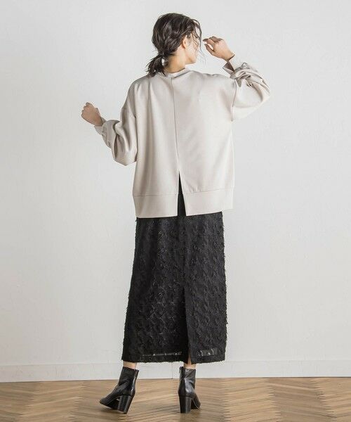 Droite lautreamont / ドロワットロートレアモン カットソー | 【WEB限定】エンボスロゴプルオーバー≪洗濯機で洗える≫ | 詳細2