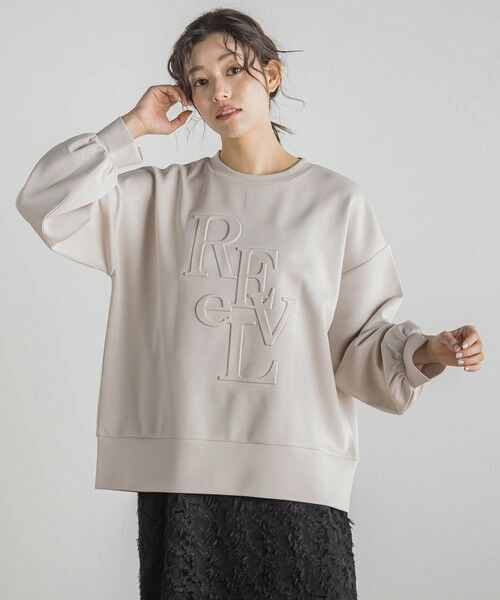 Droite lautreamont / ドロワットロートレアモン カットソー | 【WEB限定】エンボスロゴプルオーバー≪洗濯機で洗える≫ | 詳細6