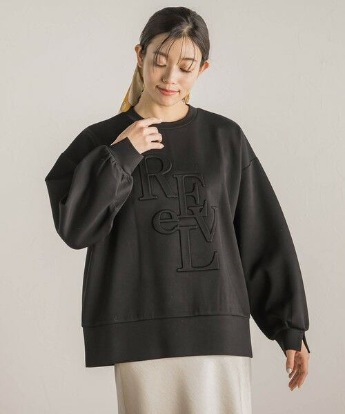 Droite lautreamont / ドロワットロートレアモン カットソー | 【WEB限定】エンボスロゴプルオーバー≪洗濯機で洗える≫ | 詳細12