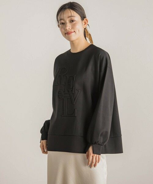 Droite lautreamont / ドロワットロートレアモン カットソー | 【WEB限定】エンボスロゴプルオーバー≪洗濯機で洗える≫ | 詳細13