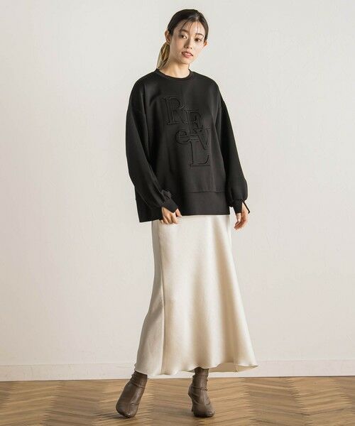 Droite lautreamont / ドロワットロートレアモン カットソー | 【WEB限定】エンボスロゴプルオーバー≪洗濯機で洗える≫ | 詳細8