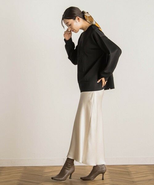 Droite lautreamont / ドロワットロートレアモン カットソー | 【WEB限定】エンボスロゴプルオーバー≪洗濯機で洗える≫ | 詳細9