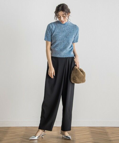 Droite lautreamont / ドロワットロートレアモン ニット・セーター | フィルムヤーンプルオーバー≪手洗い可能≫ | 詳細11