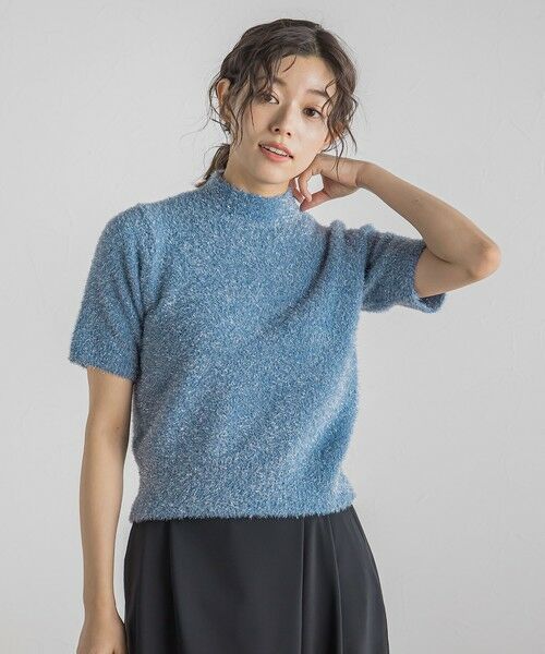 Droite lautreamont / ドロワットロートレアモン ニット・セーター | フィルムヤーンプルオーバー≪手洗い可能≫ | 詳細12