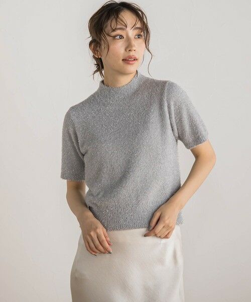 Droite lautreamont / ドロワットロートレアモン ニット・セーター | フィルムヤーンプルオーバー≪手洗い可能≫ | 詳細23