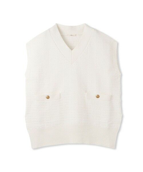 Droite lautreamont / ドロワットロートレアモン ニット・セーター | JQニットベスト≪手洗い可能≫ | 詳細8