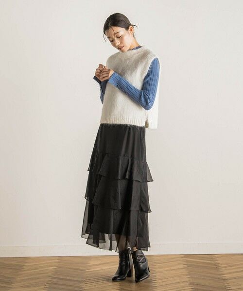 Droite lautreamont / ドロワットロートレアモン ニット・セーター | シャギーベスト≪手洗い可能≫ | 詳細4