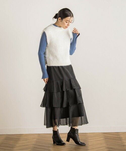 Droite lautreamont / ドロワットロートレアモン ニット・セーター | シャギーベスト≪手洗い可能≫ | 詳細6