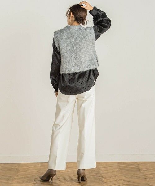 Droite lautreamont / ドロワットロートレアモン ニット・セーター | シャギーベスト≪手洗い可能≫ | 詳細12
