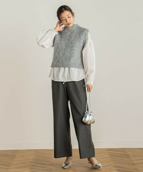 Droite lautreamont / ドロワットロートレアモン ニット・セーター | シャギーベスト≪手洗い可能≫ | 詳細14