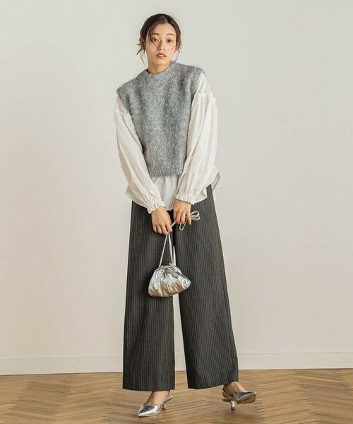 Droite lautreamont / ドロワットロートレアモン ニット・セーター | シャギーベスト≪手洗い可能≫ | 詳細16