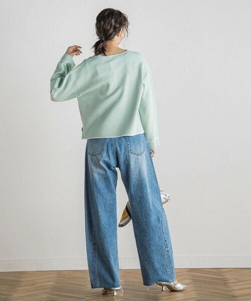 Droite lautreamont / ドロワットロートレアモン ニット・セーター | スリットネックニット≪手洗い可能≫ | 詳細3