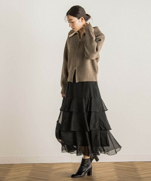 Droite lautreamont / ドロワットロートレアモン カーディガン・ボレロ | 【WEB限定】ビックカラーカーデ≪手洗い可能≫ | 詳細2