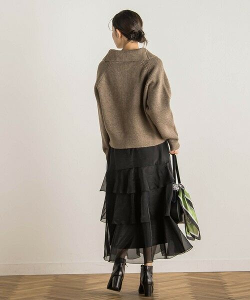 Droite lautreamont / ドロワットロートレアモン カーディガン・ボレロ | 【WEB限定】ビックカラーカーデ≪手洗い可能≫ | 詳細3