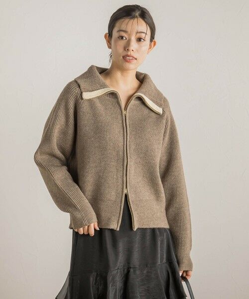 Droite lautreamont / ドロワットロートレアモン カーディガン・ボレロ | 【WEB限定】ビックカラーカーデ≪手洗い可能≫ | 詳細7