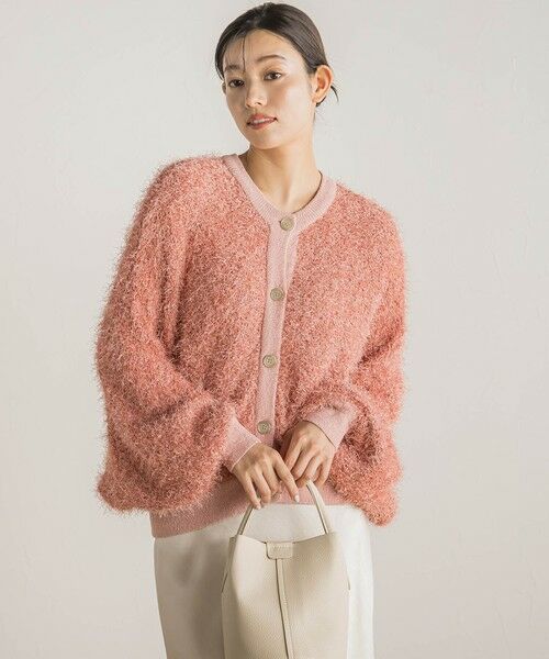 Droite lautreamont/ドロワットロートレアモン 【WEB限定】2WAYドルマンフリンジカーデ≪手洗い可能≫ ピンク M Droite lautreamont/ドロワットロートレアモン 【WEB限定】2WAYドルマンフリンジカーデ≪手洗い可能≫ ピンク M