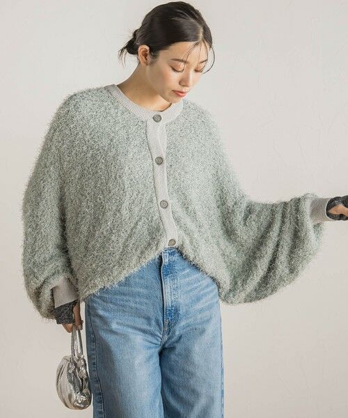 Droite lautreamont / ドロワットロートレアモン ニット・セーター | 【WEB限定】2WAYドルマンフリンジカーデ≪手洗い可能≫ | 詳細13