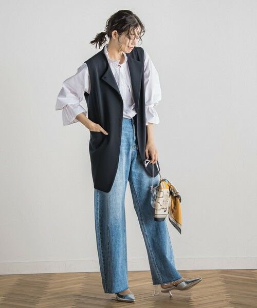 Droite lautreamont / ドロワットロートレアモン ダウンジャケット・ベスト | ミリオーネダブルクロスジレ≪手洗い可能≫ | 詳細10