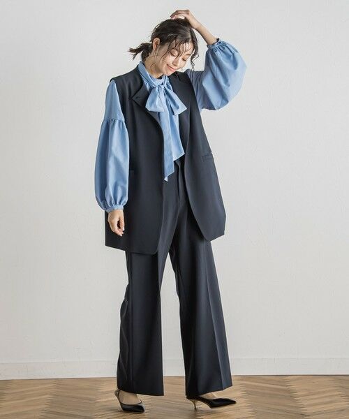 Droite lautreamont / ドロワットロートレアモン ダウンジャケット・ベスト | ミリオーネダブルクロスジレ≪手洗い可能≫ | 詳細4