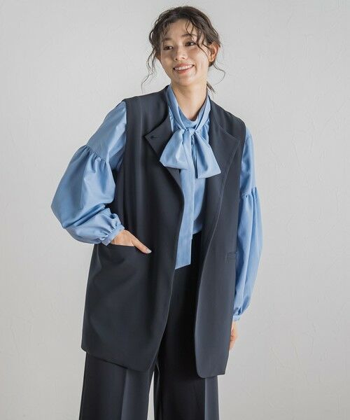 Droite lautreamont / ドロワットロートレアモン ダウンジャケット・ベスト | ミリオーネダブルクロスジレ≪手洗い可能≫ | 詳細5