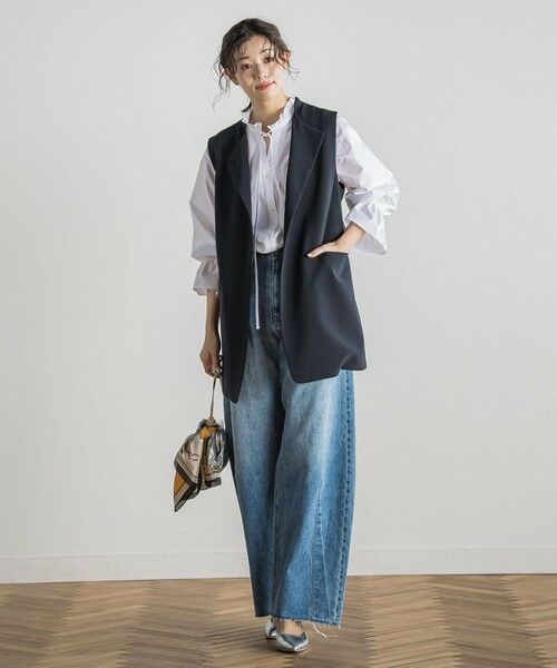 Droite lautreamont / ドロワットロートレアモン ダウンジャケット・ベスト | ミリオーネダブルクロスジレ≪手洗い可能≫ | 詳細7