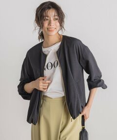 Droite lautreamont / ドロワットロートレアモン テーラードジャケット | 【WEB限定】タンブラーオックスZIPブルゾン≪手洗い可能≫