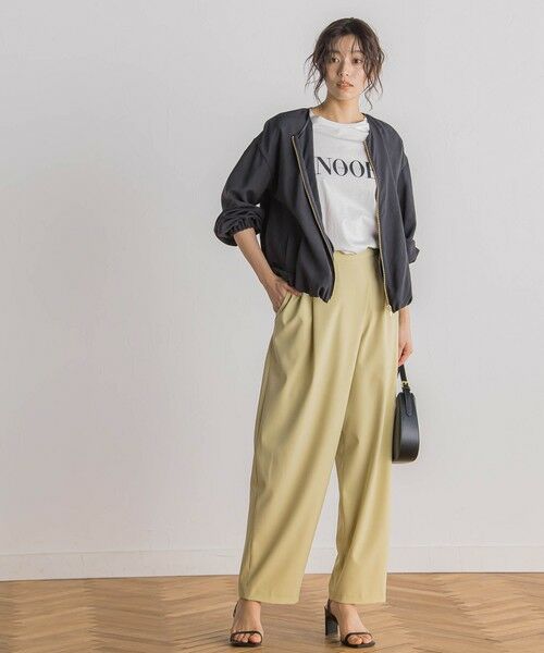 Droite lautreamont / ドロワットロートレアモン テーラードジャケット | 【WEB限定】タンブラーオックスZIPブルゾン≪手洗い可能≫ | 詳細4