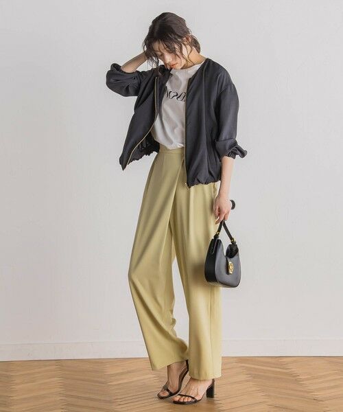 Droite lautreamont / ドロワットロートレアモン テーラードジャケット | 【WEB限定】タンブラーオックスZIPブルゾン≪手洗い可能≫ | 詳細5